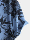Camisa hawaiana de manga corta transpirable retro festiva para hombre