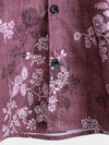 Camisa hawaiana de manga corta con botones y estampado floral para hombre