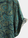 Camisa informal de manga corta con botones festivos para hombre