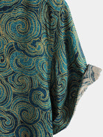 Camisa informal de manga corta con botones festivos para hombre