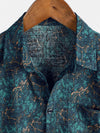 Camisa informal de manga corta con bolsillo transpirable para hombre para vacaciones