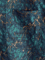 Camisa informal de manga corta con bolsillo transpirable para hombre para vacaciones